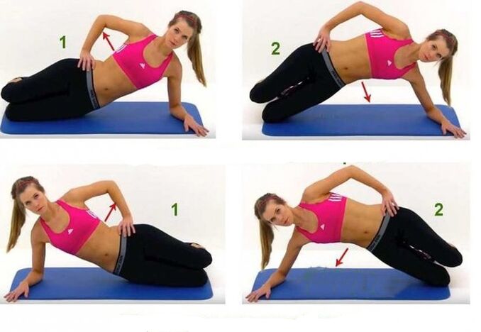 esercizi con il plank laterale
